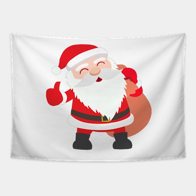 Santa Claus Tapestry by arashbeathew