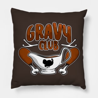 Gravy Club Thanksgiving Fun Pillow