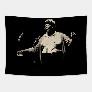 Big Mama's Soul Revival Retro Nostalgia Tee Celebrating the Powerful Voice and Enduring Legacy of Mama Thornton Tapestry