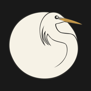 Bird Balls:  Chinese Egret T-Shirt