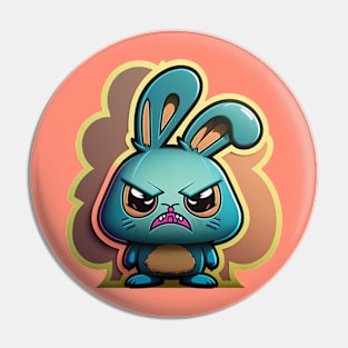 confused bunny Pin