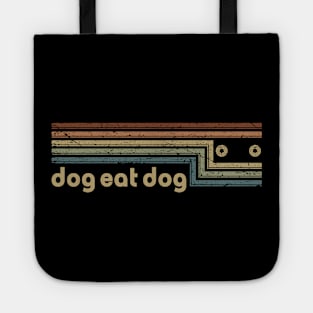 Dog Eat Dog Cassette Stripes Tote