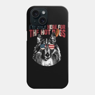 Collie Shirt Funny 4th of July Phone Case