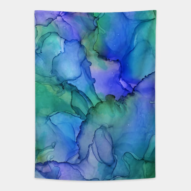 Blue Lagoon Tapestry by ElviraDraat