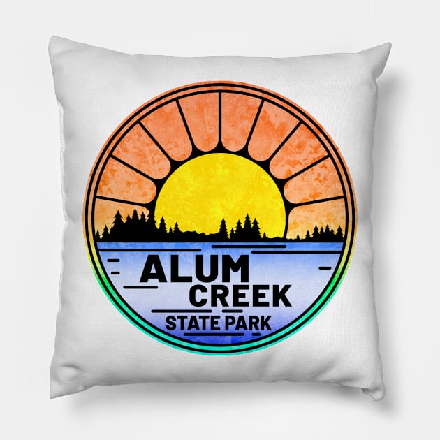 Alum Creek State Park Ohio OH Pillow by TravelTime