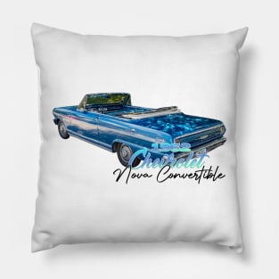 1962 Chevrolet Nova Convertible Pillow