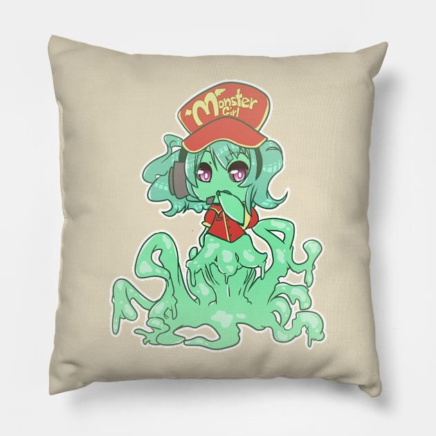 Monster Girl Chibi MCD Pillow by kelsmister