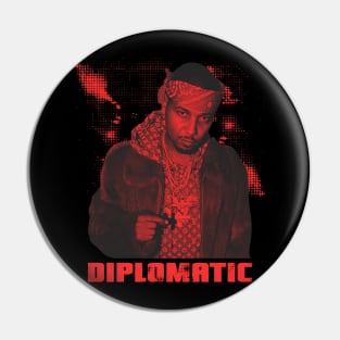 Diplomatic // Hip hop Pin