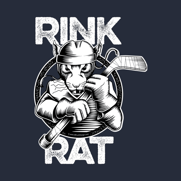 Hockey Rink Rat by eBrushDesign