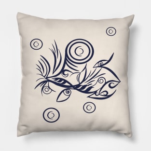 Tribal Tattoo Traveler Pillow