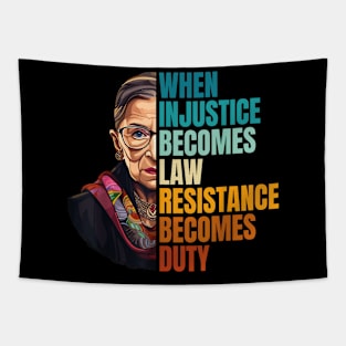 When Injustice Becomes Law Resistance Tapestry