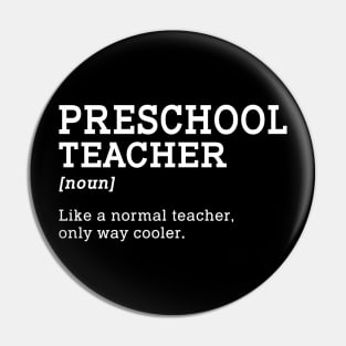 Preschool Teacher Back To School Gift Idea Pin