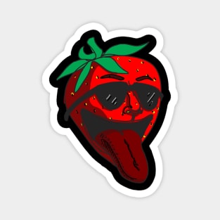 Cool Strawberry Magnet