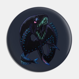 Scaleless Black Dragonfish Pin
