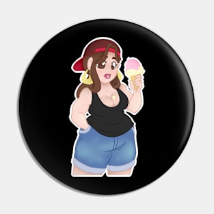 Cutie Chick: Ice Cream Pin