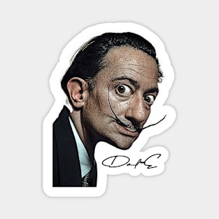 Salvador Dalí caricature Magnet