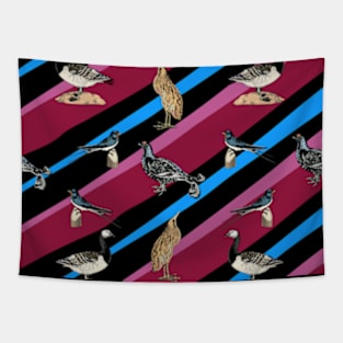 Abstract birds pattern Tapestry