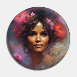 painting with Halle Berry Pin