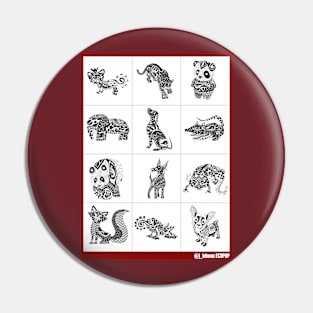 animal pet society print pattern ecopop Pin