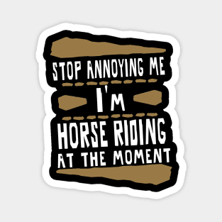 Riding Horses Shetty Haflinger trotting Gallop Magnet