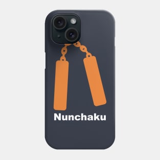 Nunchuks! The weapon of a true martial arts warrior! Phone Case