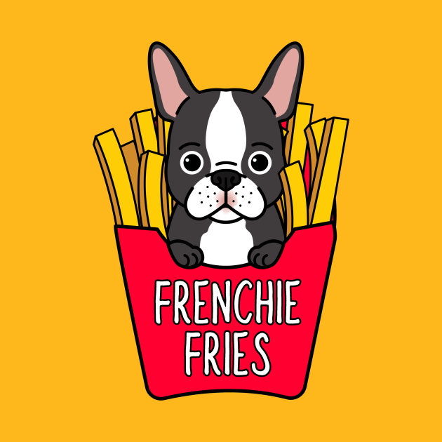 Frenchie Fries - Frenchie - Kids T-Shirt | TeePublic
