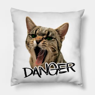 Danger Kitty Pillow