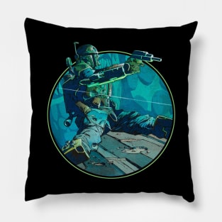 Cam Kennedy Bounty Hunter Pillow