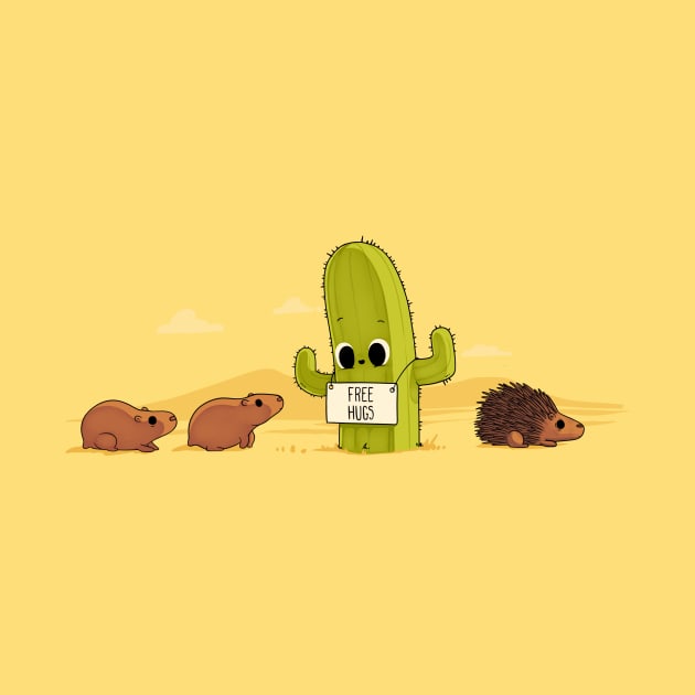 Cactus Hugs by Naolito