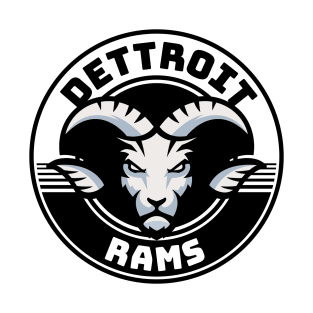 Detroit Rams Black T-Shirt