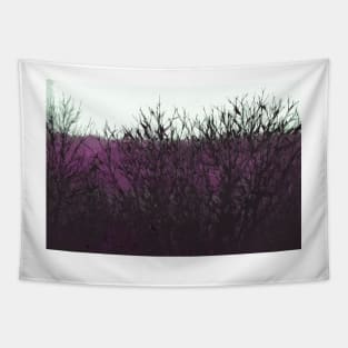 Purple Barren Branches Tapestry