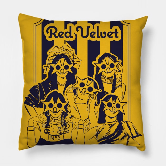 Red Velvet - The ReveFestival Day1 (Group) Pillow by BurningRed