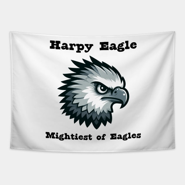 Harpy Eagle Tapestry by dinokate