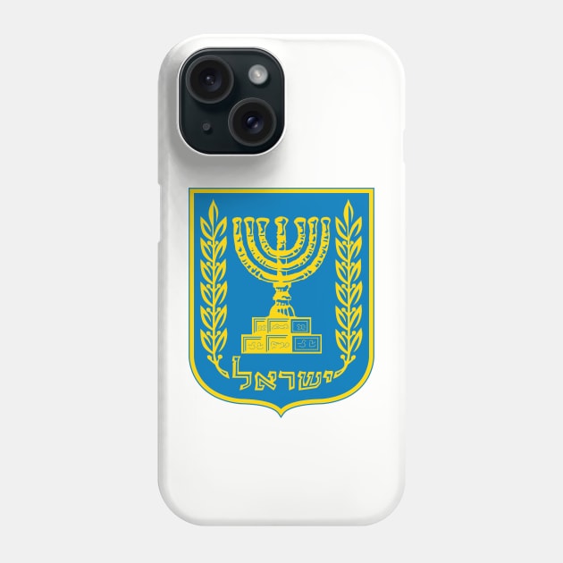 Emblem of the State of Israel Phone Case by EphemeraKiosk