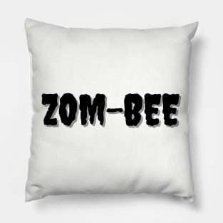 ZOM-BEE Halloween Pun Pillow