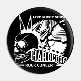 Hardcore Rock Fest Pin