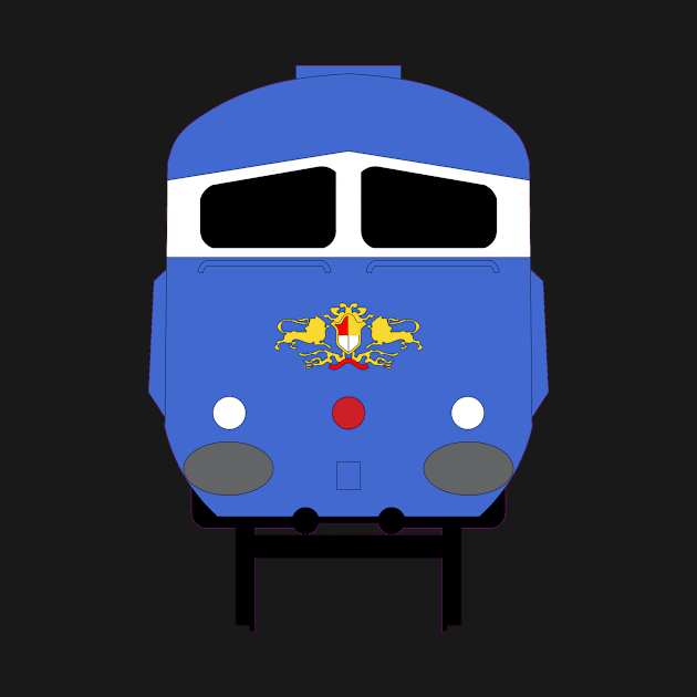 Blue Pullman Train in Nanking Blue Livery by ontherails