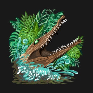 Crocodile Alligator Attack in the swamp T-Shirt