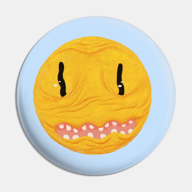 WTF Emoji Pin by dropthedrawings