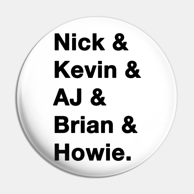 Backstreet Boys Pin by IdenticalExposure