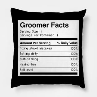 Funny Dog Grooming Gift For Dog Groomer Pillow