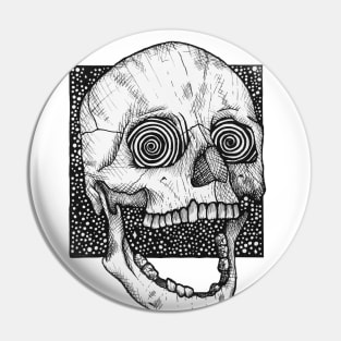 Screaming by Skye Rain Art Pin