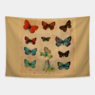 Watercolour Butterflies Tapestry