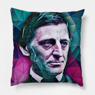Ralph Waldo Emerson Portrait | Ralph Waldo Emerson Artwork 8 Pillow