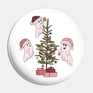 Ghosts of Christmas Pin