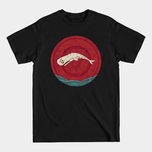 Discover The Devil Roams These Waters - Moby Dick - T-Shirt