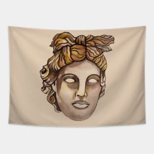 Watercolor Apollo God Tapestry