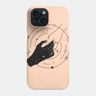 Shake hands with the universe. Phone Case