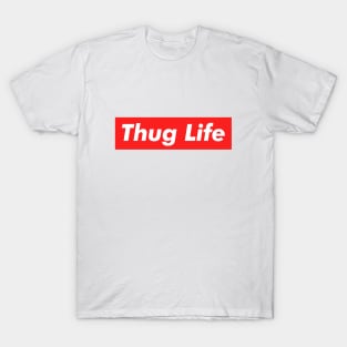 Thug Life Overthink T-Shirt black - - Online Hip Hop Fashion Store