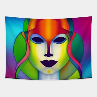 Future Momma - Robot Woman Tapestry